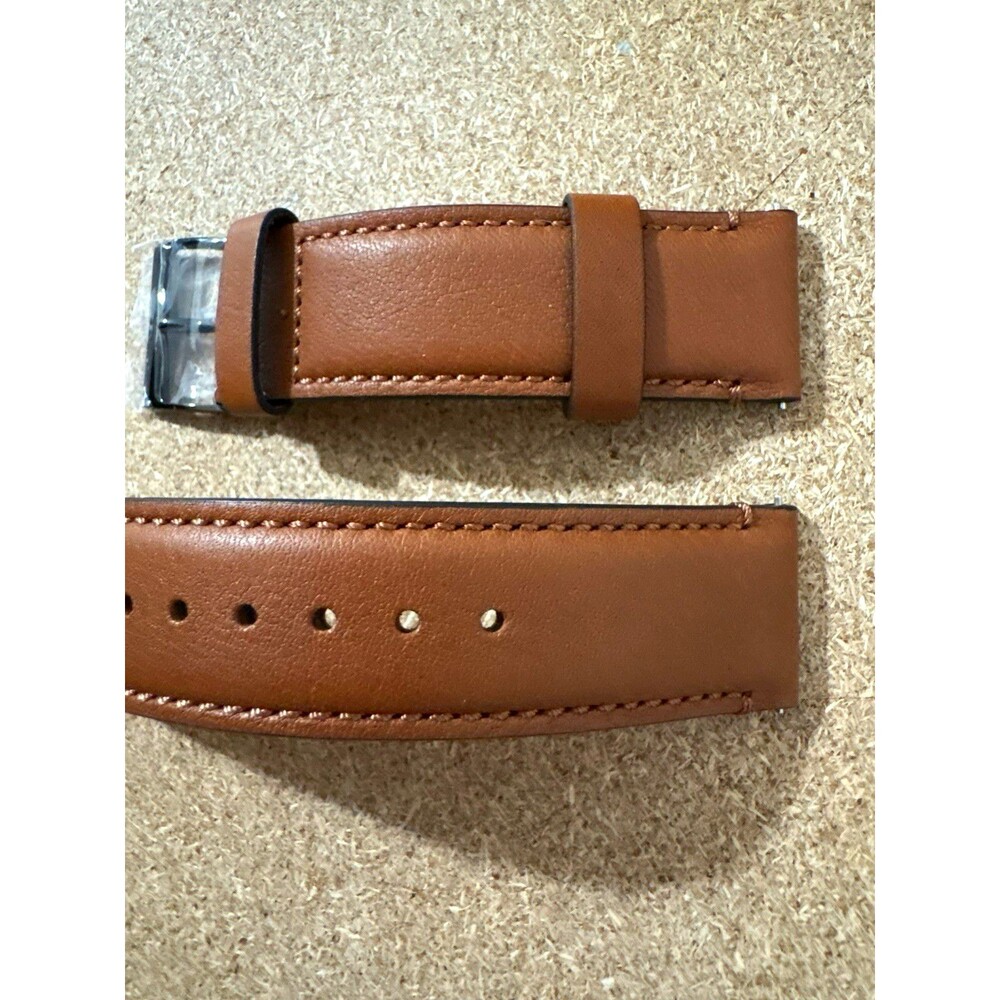 Coach Genuine Leather Brown 22mm Two-Piece Wristwatch Band Strap MPN 2165
